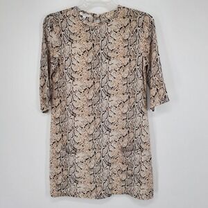 Women's Equipment Femme Aubrey Silk Shift Dress Size Small